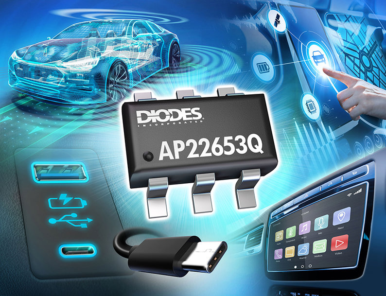 Präzise einstellbarer Strombegrenzer von Diodes Incorporated bietet hohen Schutz für Automotive-Subsysteme